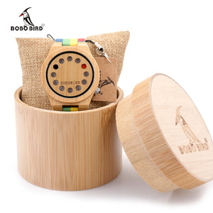 BOBO BIRD Watches Bamboo Wood Wristwatches